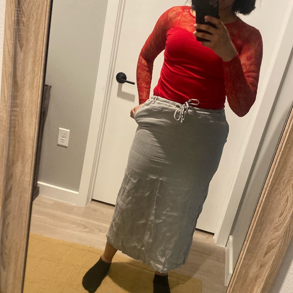 skirt grey color GAP SIZE XXS